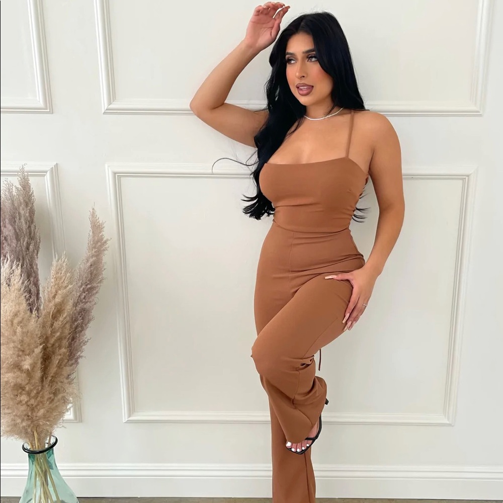 Rust Jumpsuit